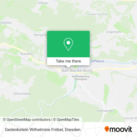 Карта Gedenkstein Wilhelmine Fröbel