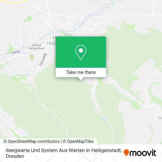 Карта Ibergwarte Und System Aus Warten In Heiligenstadt