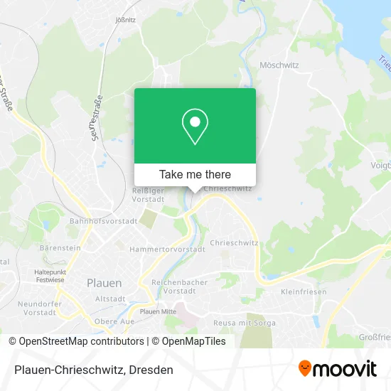 Plauen-Chrieschwitz map