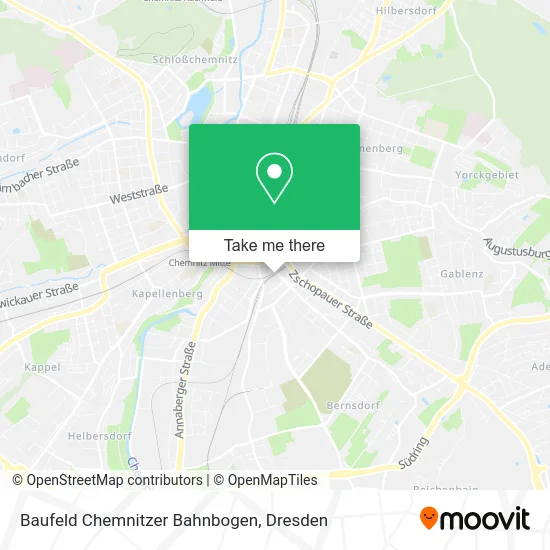 Карта Baufeld Chemnitzer Bahnbogen