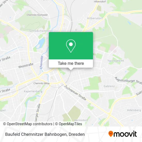 Карта Baufeld Chemnitzer Bahnbogen