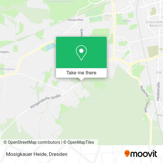 Карта Mosigkauer Heide