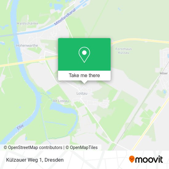 Карта Külzauer Weg 1