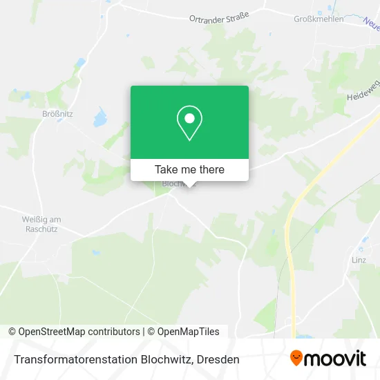 Карта Transformatorenstation Blochwitz