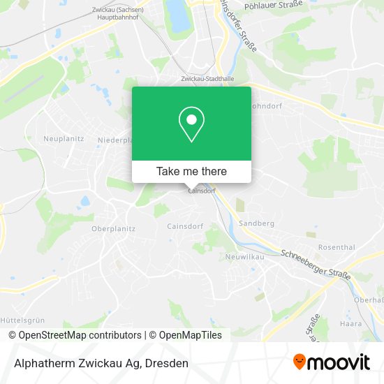 Карта Alphatherm Zwickau Ag