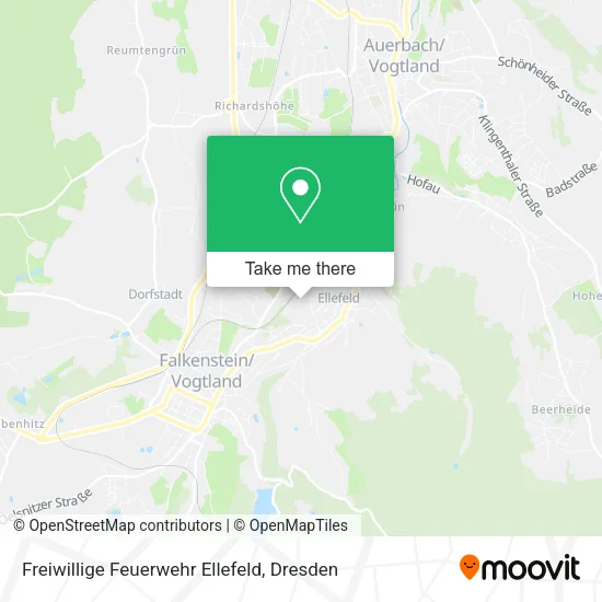 Карта Freiwillige Feuerwehr Ellefeld