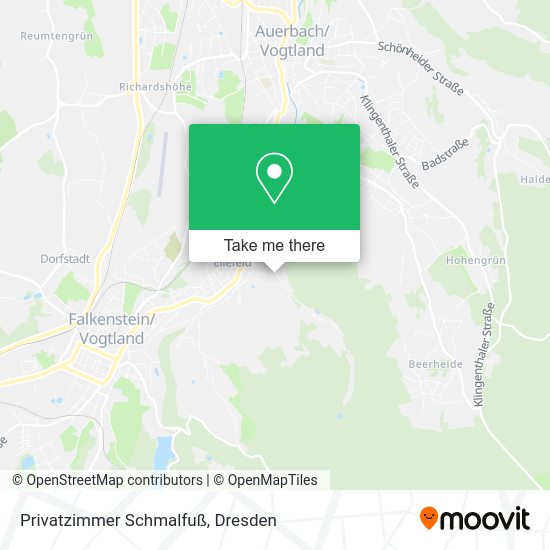 Карта Privatzimmer Schmalfuß