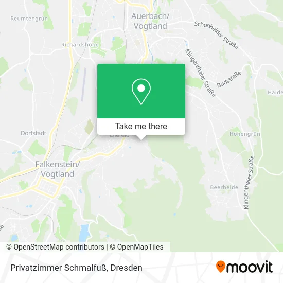 Карта Privatzimmer Schmalfuß