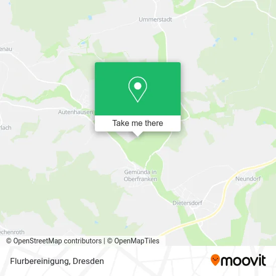 Карта Flurbereinigung