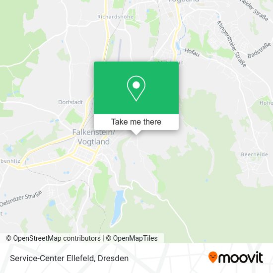 Карта Service-Center Ellefeld