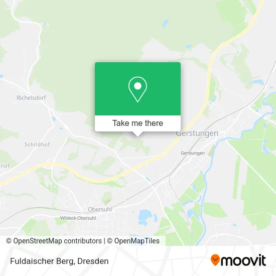 Карта Fuldaischer Berg