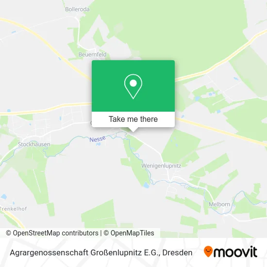 Карта Agrargenossenschaft Großenlupnitz E.G.