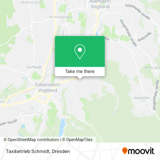 Карта Taxibetrieb Schmidt