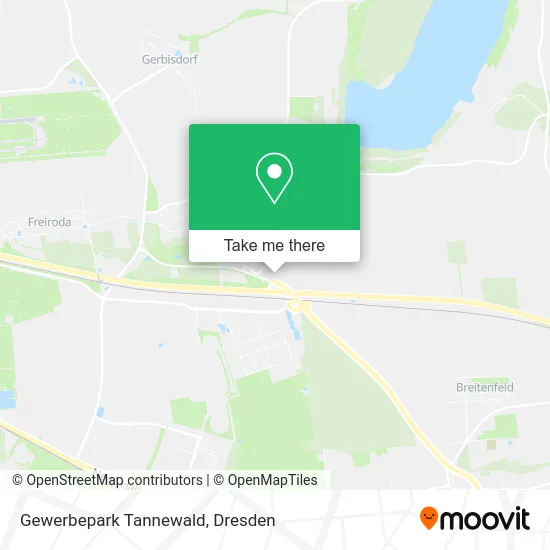 Карта Gewerbepark Tannewald