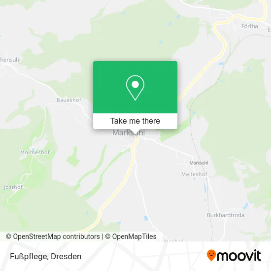 Карта Fußpflege