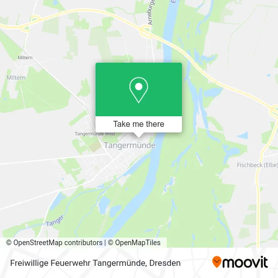 Карта Freiwillige Feuerwehr Tangermünde
