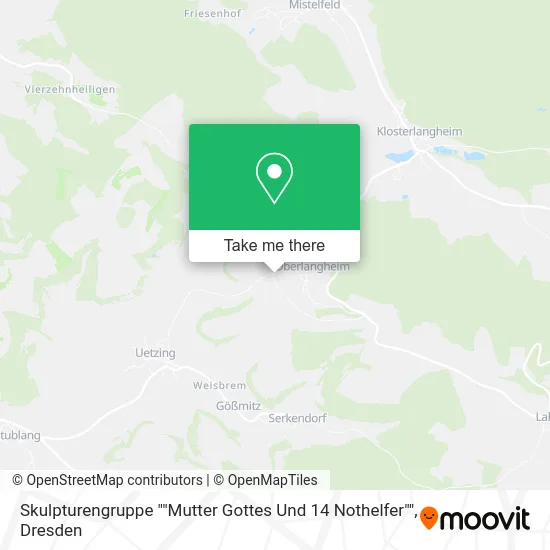 Карта Skulpturengruppe ""Mutter Gottes Und 14 Nothelfer""