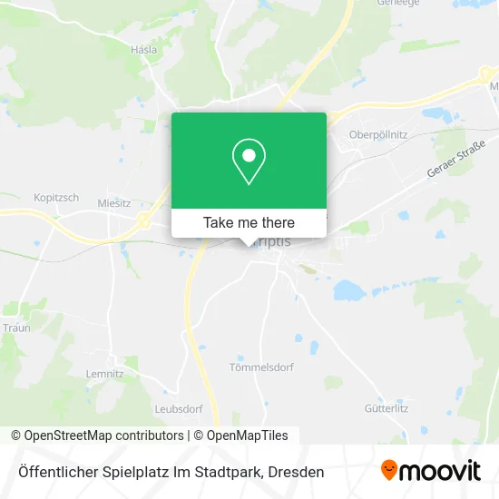 Карта Öffentlicher Spielplatz Im Stadtpark