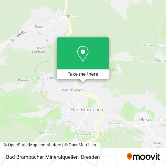 Карта Bad Brambacher Mineralquellen