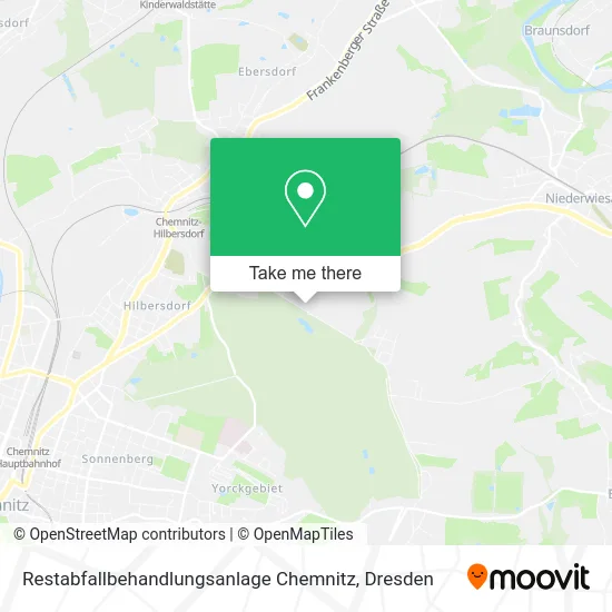 Карта Restabfallbehandlungsanlage Chemnitz