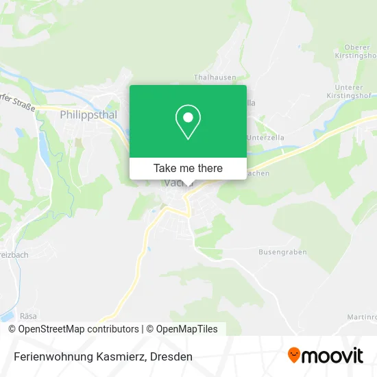 Ferienwohnung Kasmierz map