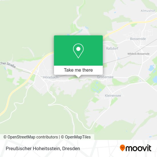 Карта Preußischer Hoheitsstein