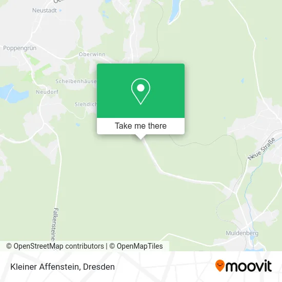 Карта Kleiner Affenstein