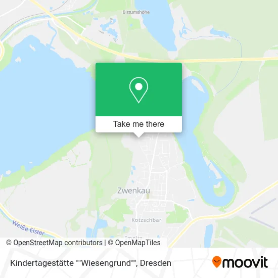 Карта Kindertagestätte ""Wiesengrund""