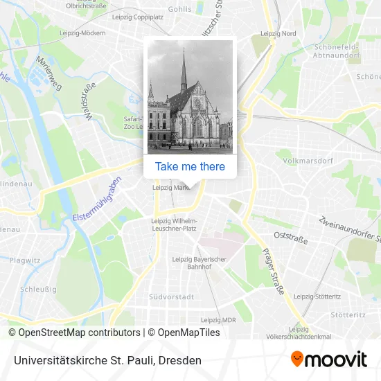 Карта Universitätskirche St. Pauli
