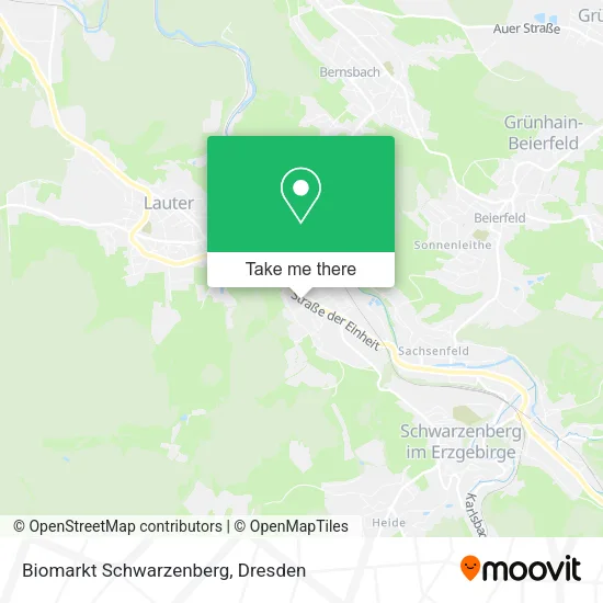 Карта Biomarkt Schwarzenberg