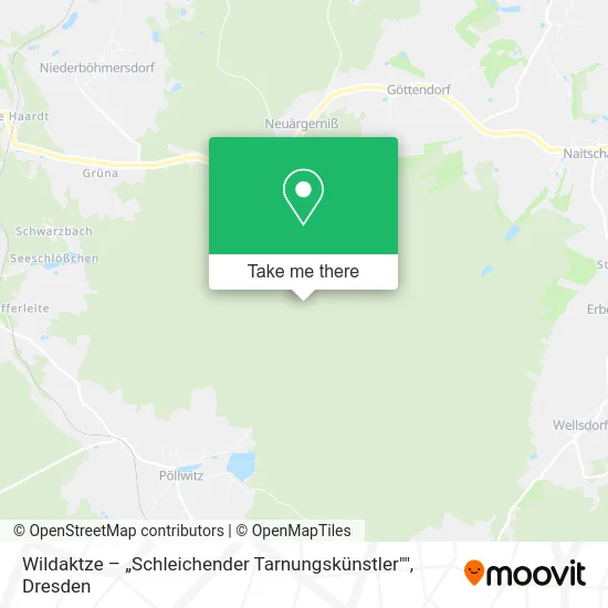 Карта Wildaktze – „Schleichender Tarnungskünstler""