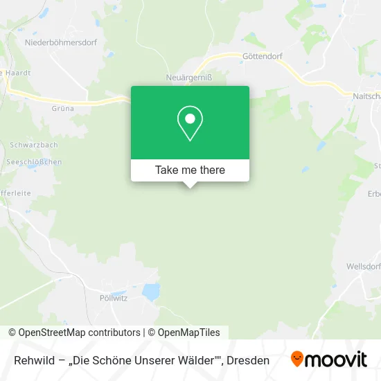 Карта Rehwild – „Die Schöne Unserer Wälder""