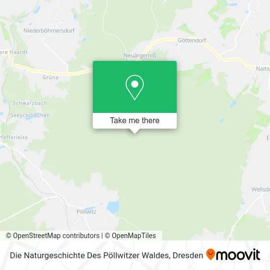 Карта Die Naturgeschichte Des Pöllwitzer Waldes
