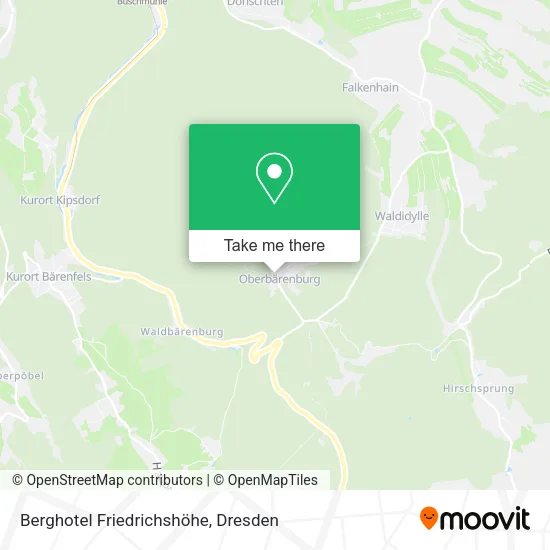 Карта Berghotel Friedrichshöhe
