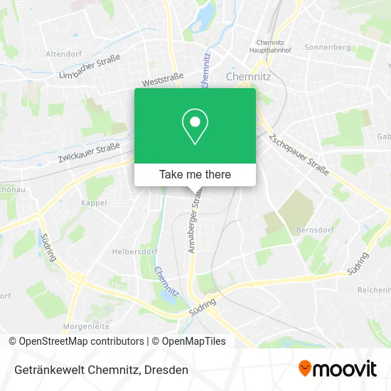 Карта Getränkewelt Chemnitz