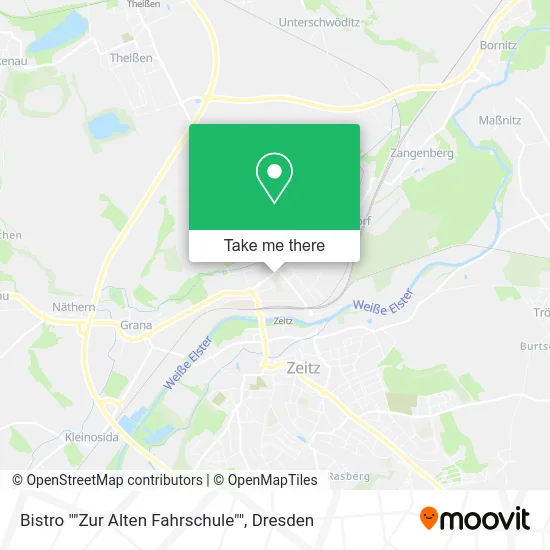 Bistro ""Zur Alten Fahrschule"" map