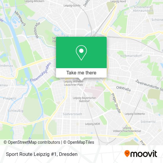 Карта Sport Route Leipzig #1