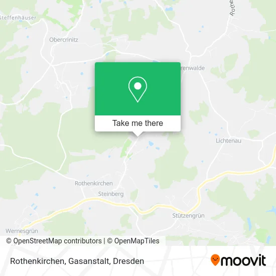 Карта Rothenkirchen, Gasanstalt