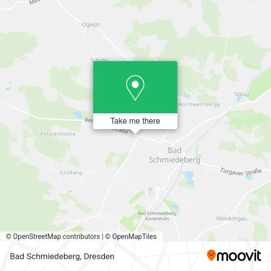 Карта Bad Schmiedeberg