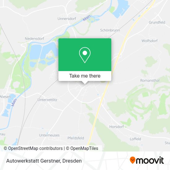 Карта Autowerkstatt Gerstner