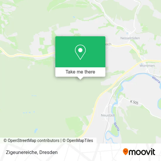 Карта Zigeunereiche