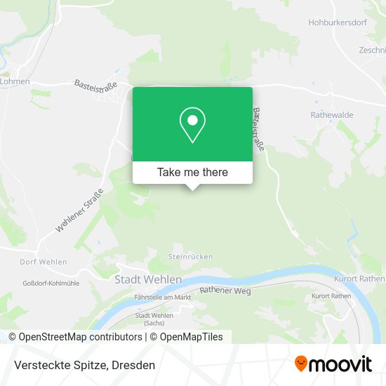 Карта Versteckte Spitze