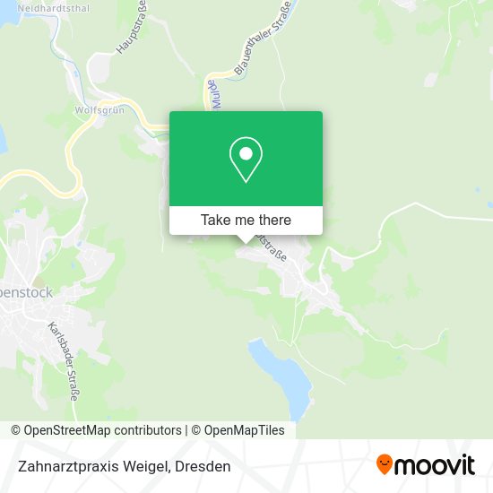 Карта Zahnarztpraxis Weigel