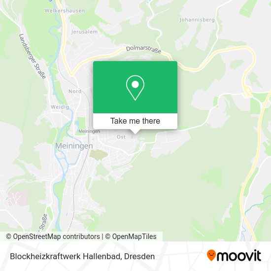 Карта Blockheizkraftwerk Hallenbad