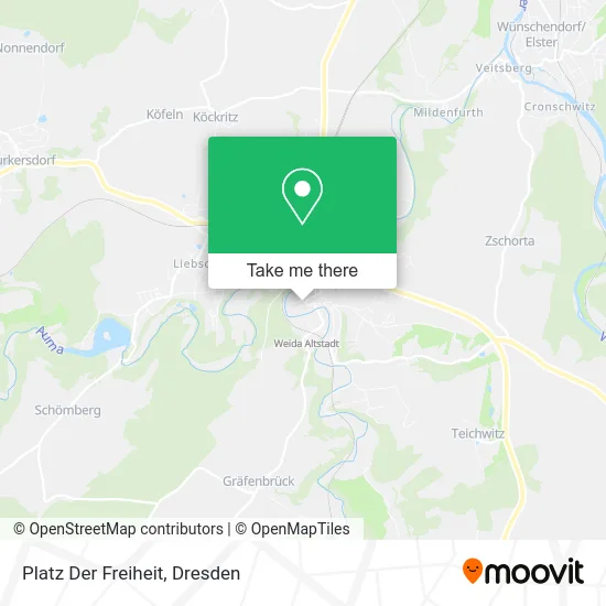 Карта Platz Der Freiheit