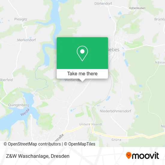 Карта Z&W Waschanlage