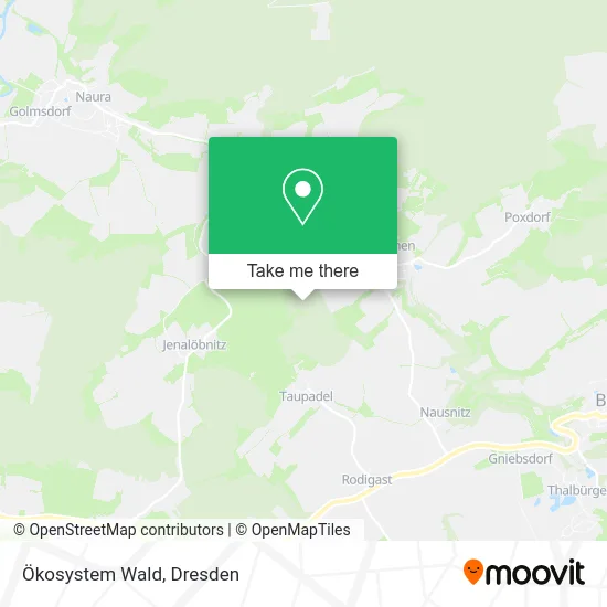 Карта Ökosystem Wald