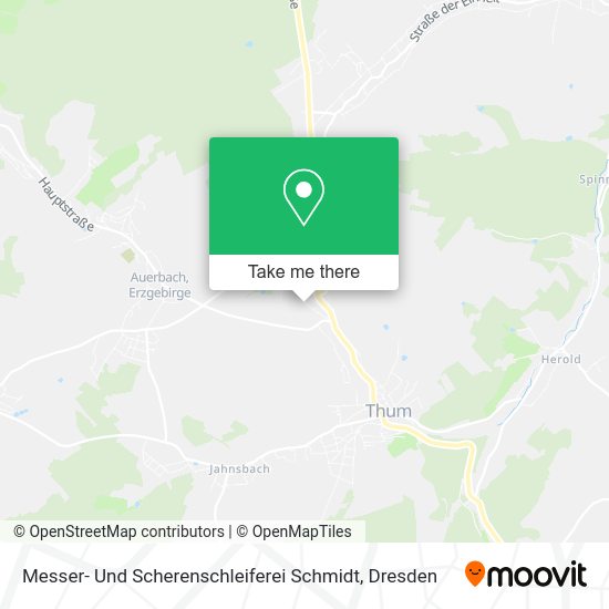 Карта Messer- Und Scherenschleiferei Schmidt