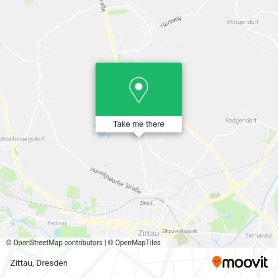 Карта Zittau