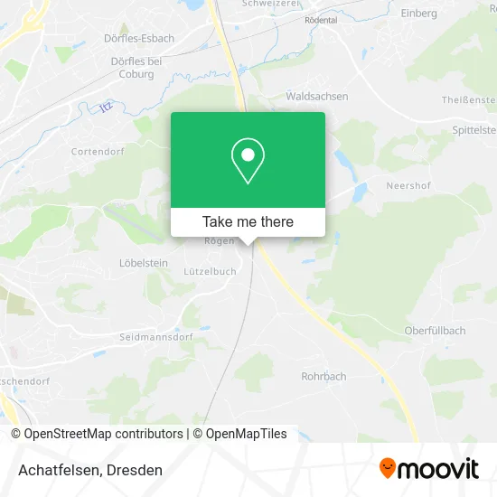 Карта Achatfelsen